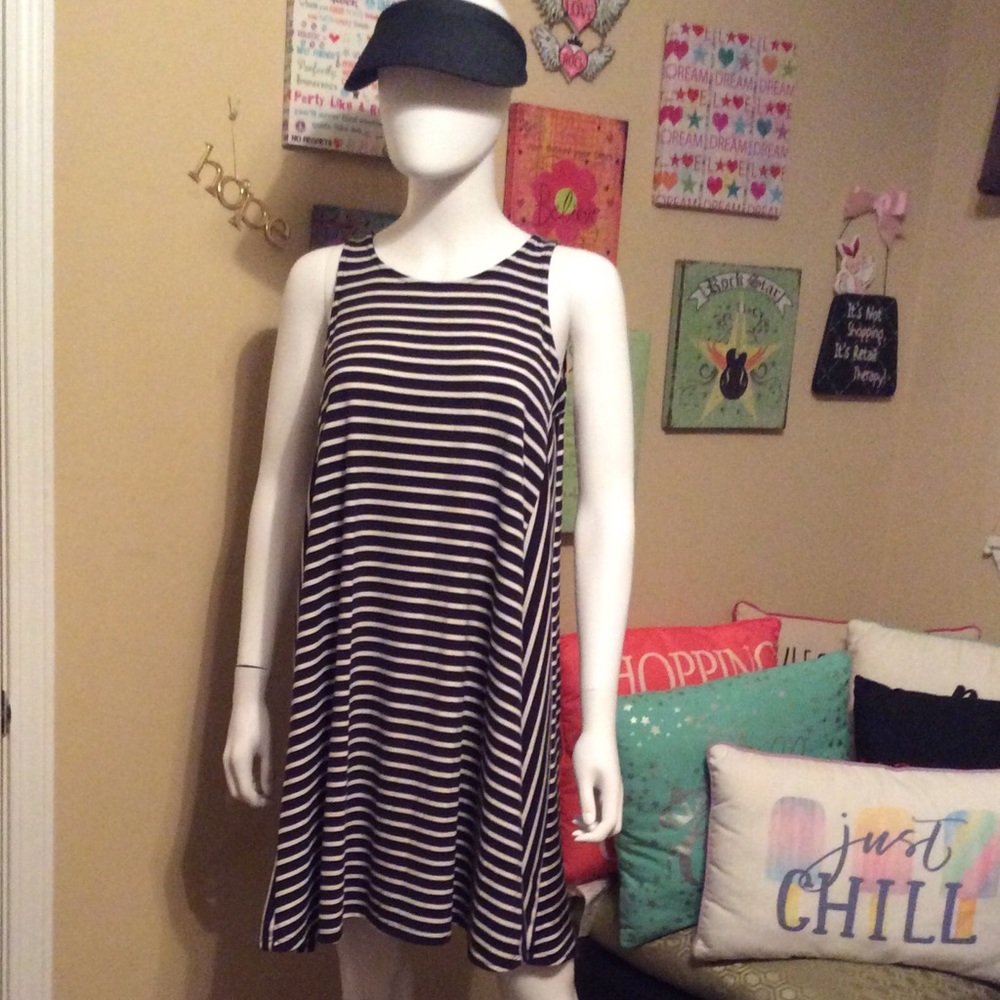 “Striped Casual Dress”